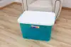 Plastic daily necessities storage box, transparent storage box, 45L Item Picture